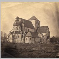 Nidarosdomen, Trondheim (1857), Foto Mathias Hansen. Omtrent samme, photo flickr.jpg